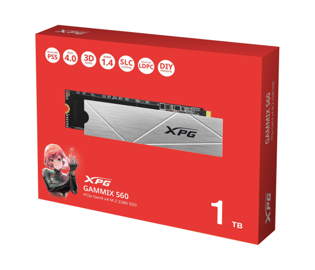 ADATA 1TB M.2 PCIe Gen4 NVMe GAMMIX S60 Blade - 1221739 - zdjęcie 6